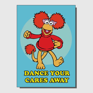 “Dance Your Cares Away” Greetings Card