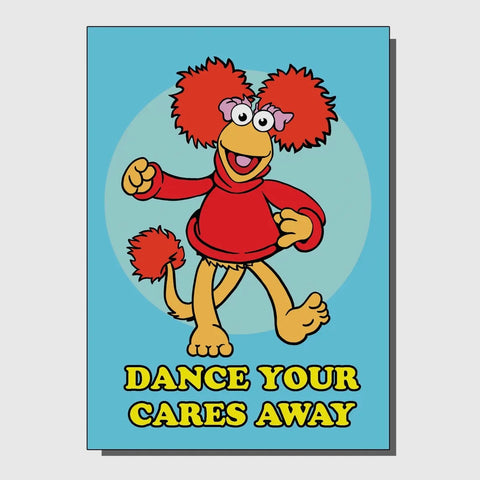 “Dance Your Cares Away” Greetings Card