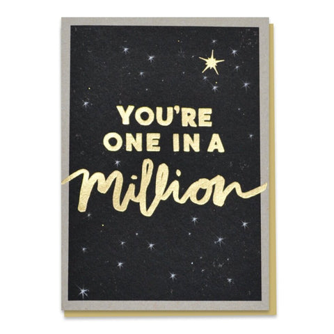 “You’re One in a Million” Card